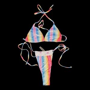 SHEIN Pastel Star Bikini Set